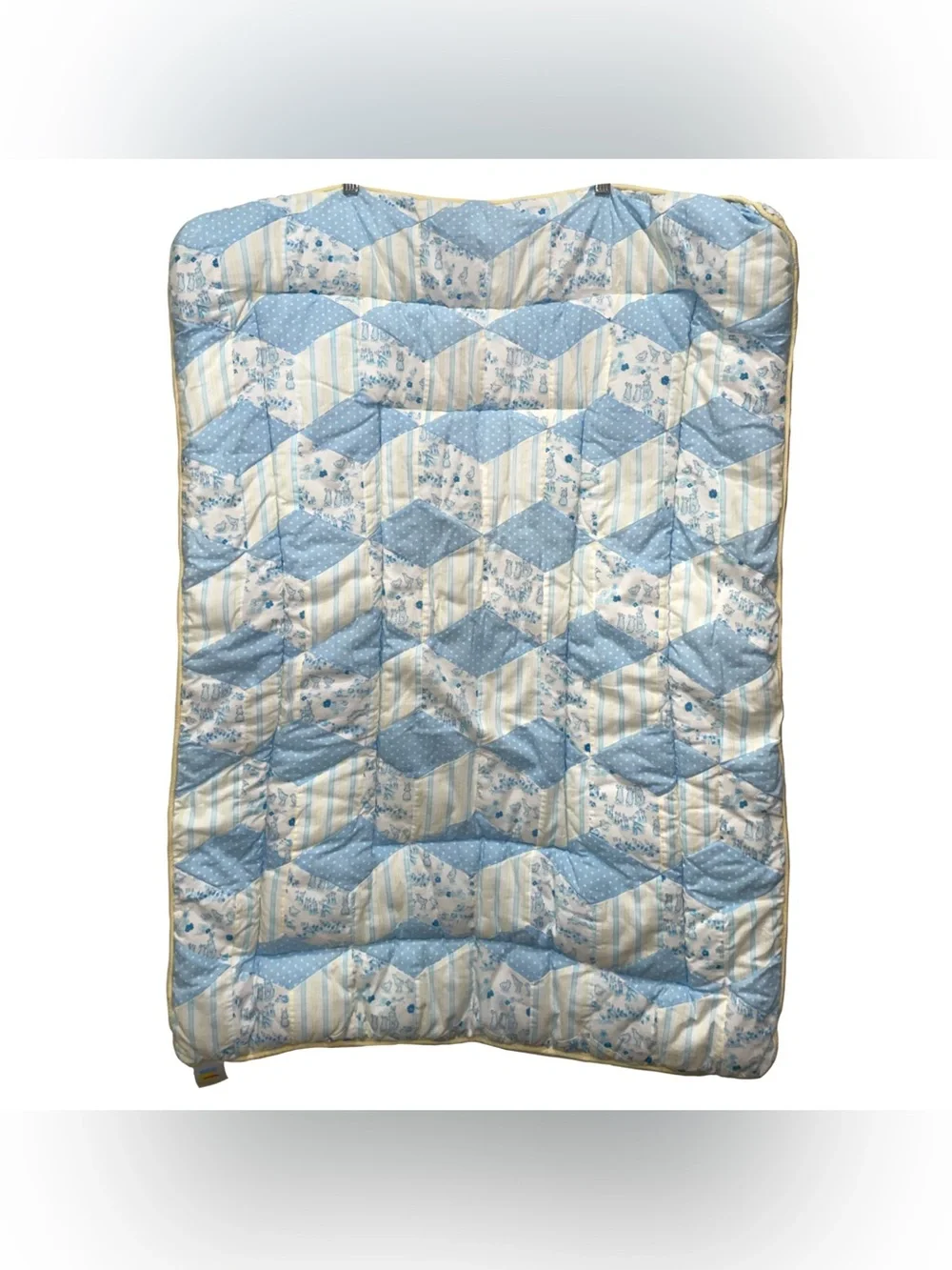 VTG Martha Stewart Everyday Baby RARE Bunny Chicks Floral Quilted Crib Blanket